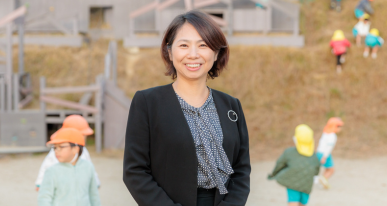 To Make Children’s Smiles “Echo” (kodama) – Chie Kunihara’s thoughts on supporting the challenges taken on by nursery teachers 